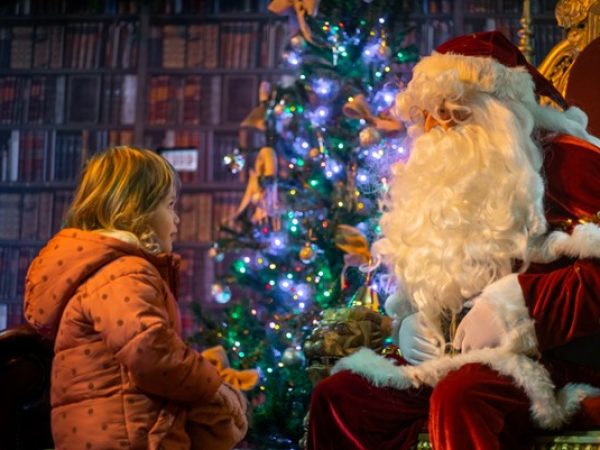 Father Christmas on the Farm