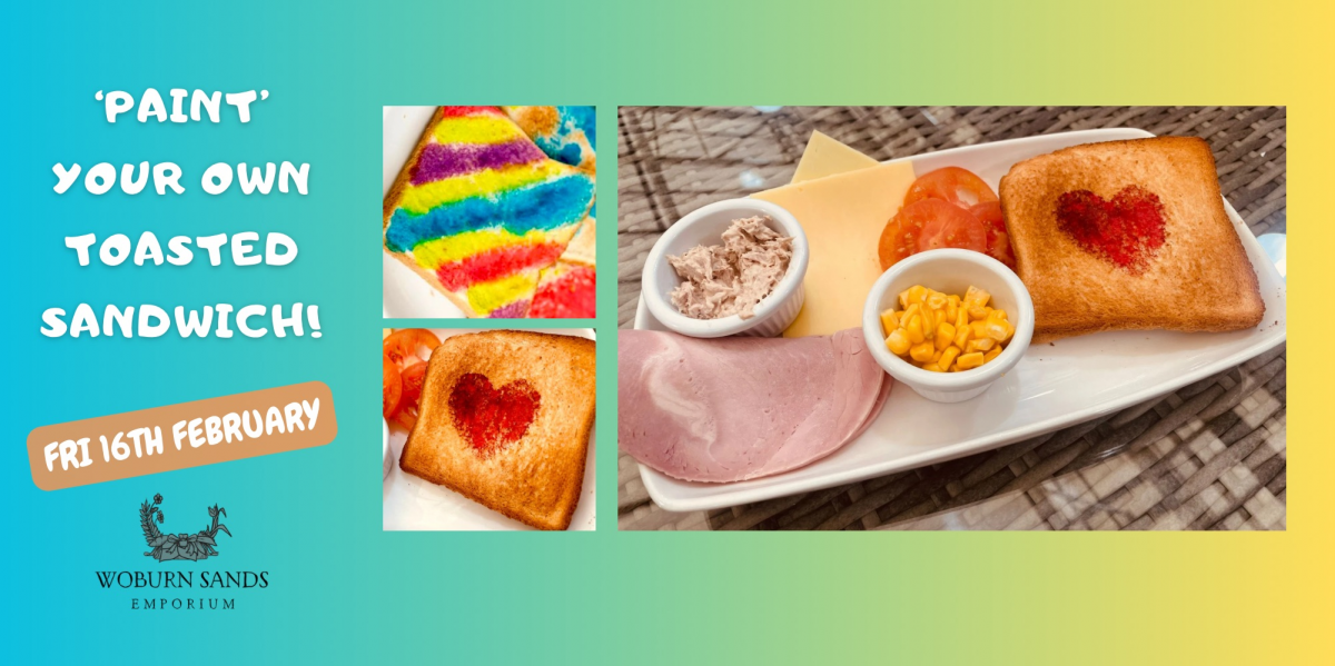 Buy ‘Paint’ your own toasted sandwich Tickets online Woburn Sands