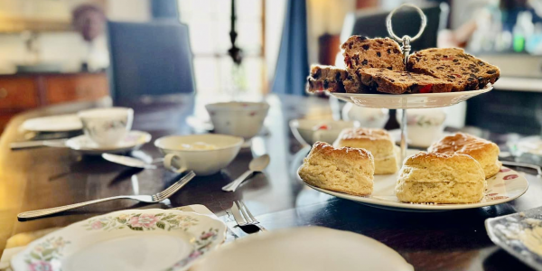 Afternoon Tea at Tan-yr-Ogo Lodge