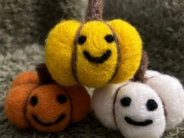 Make Your Own Needle Felted Pumpkins