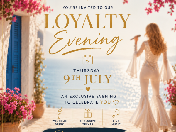 Loyalty Night 9th July with ABBA singing in the background