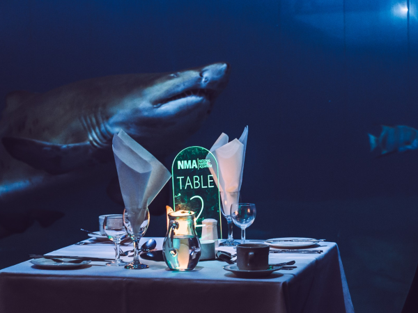 Dine at The Aquarium