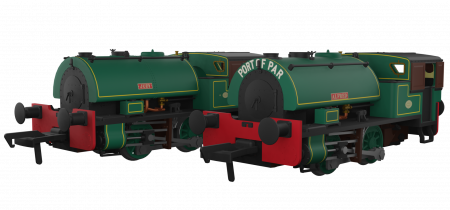PRE-ORDER: Port of Bagnall's - Twin Pack- Lined Dark Green