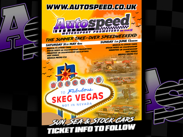 Spectator Tickets Sunday 1st June 12 noon Skegness Raceway