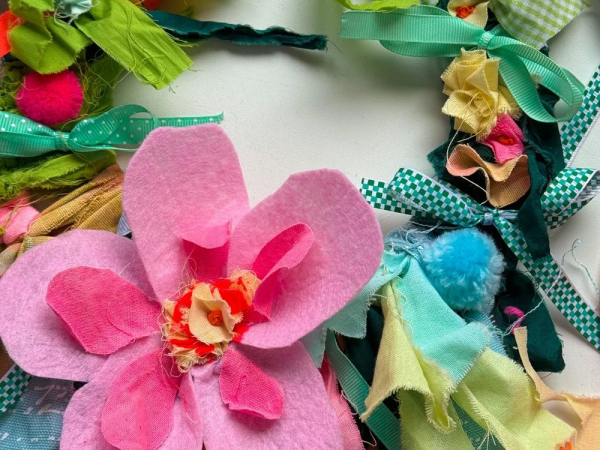 Wild Wishing Textile Wreath Workshop with Barton Grange