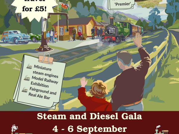 Steam & Diesel Gala: 4 - 6th September