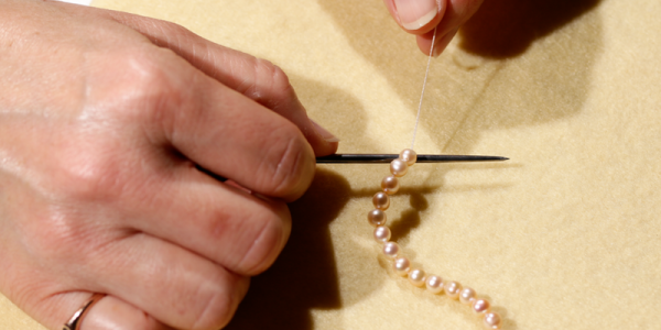 Traditional Pearl Stringing with Anja Moehler, Monday 31 March 2025, 9.30am - 4.30pm, £179 (8 places), SOLD OUT