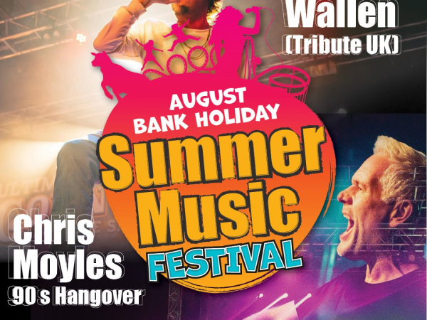 August Bank Holiday Music Festival: Fri 28th – Sat 29th August 2026