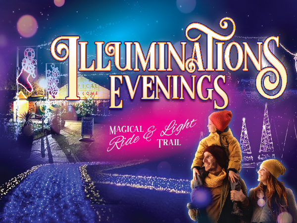 Ride & Light Illuminations and Santa Tickets - 4:30pm onwards
