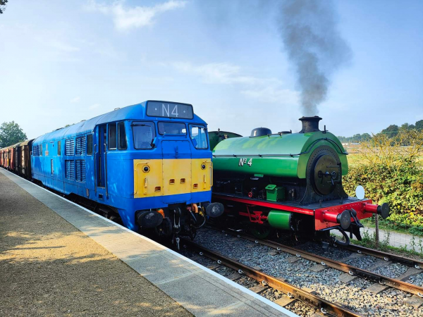 NLR30 Gala Steam and Diesel Train Rides; Saturday 29th, Sunday 30th and Monday 31st August.