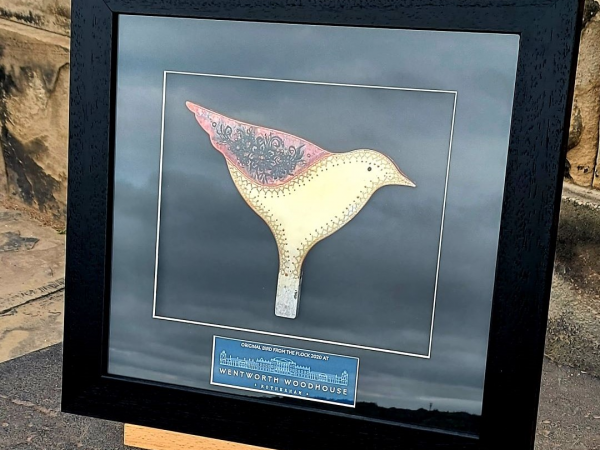 Flock Collectable Bird - Framed