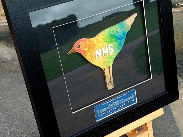 Flock Collectable Bird - Framed