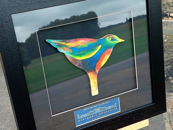 Flock Collectable Bird - Framed