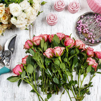 Vintage Flower Arranging