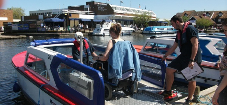 Wheelchair Friendly Day Boat