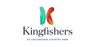 Kingfishers at Cretingham Country Park Logo