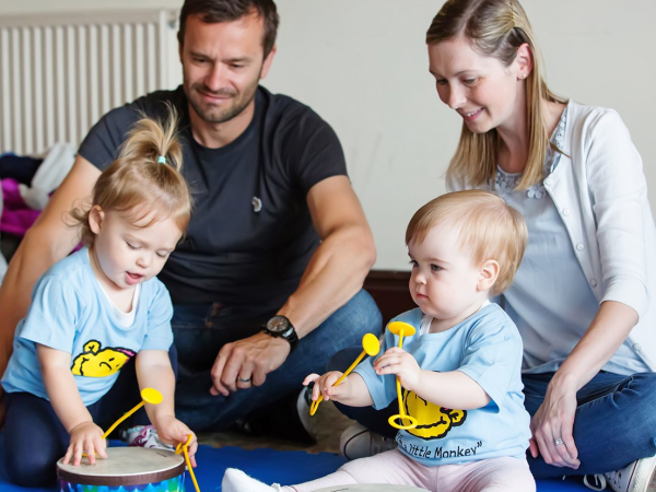 Monkey music at apple day