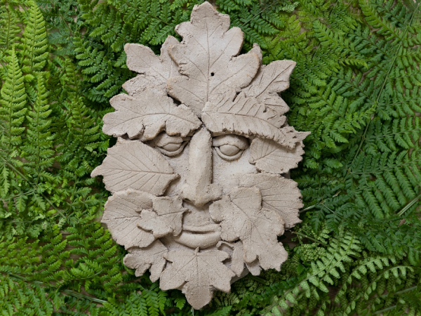 Green Man of the Woods – children’s clay art workshop
