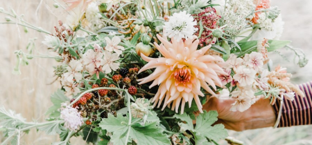 How to create a hand tied bouquet