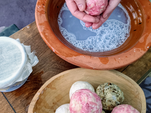Traditional soapmaking