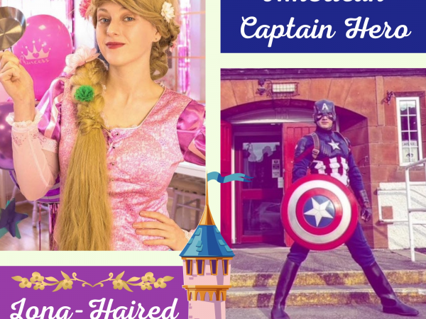 Long-Haired Princess & American Captain Hero