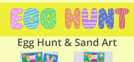 Egg Hunt & Sand Art