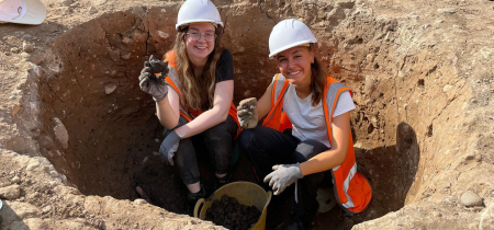 York Archaeology Training Excavation - School Green - Weekend