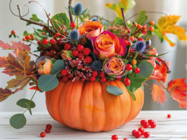Floral Pumpkin Arrangement Workshop