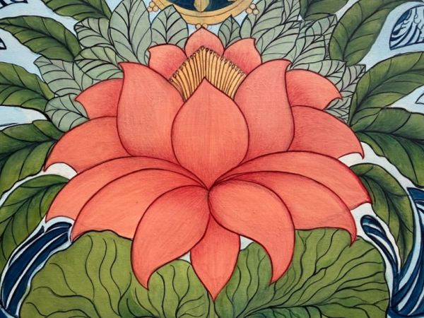 Paint a Garden of Paradise in the Paubha & Thankga Styles