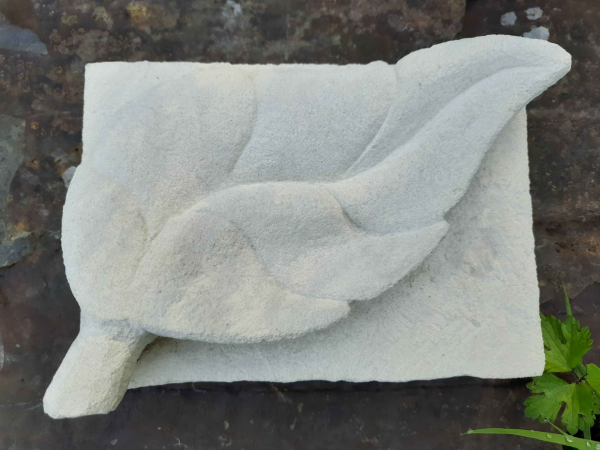 How to carve a leaf in Bath stone
