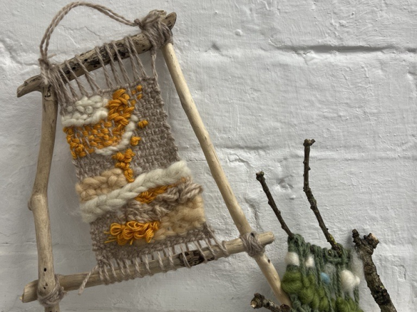 Foraged Stick Weaving