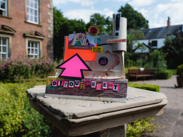 Situationist pranks: quips, collage, and consumption.