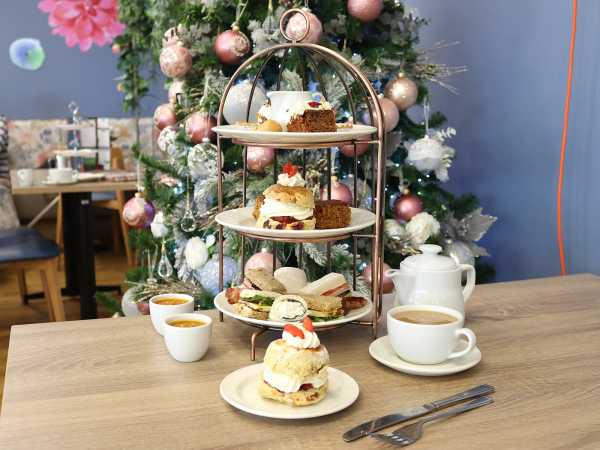 Festive Afternoon Tea in Hattie's Kitchen (Bingley Garden Centre) Available from 10th November