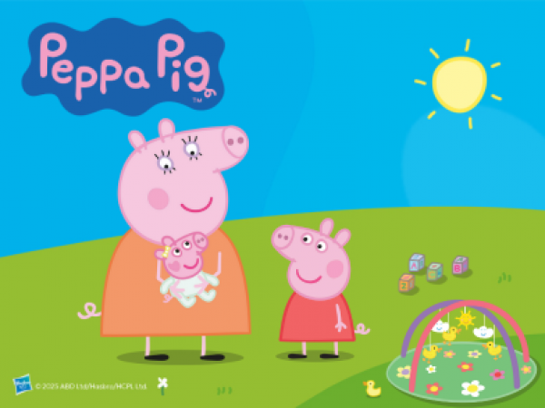 Meet Peppa Pig, Baby Evie, and Mummy Pig!