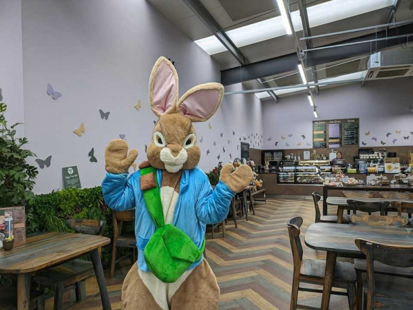 Breakfast with an appearance from the Easter Bunny & Easter Woods