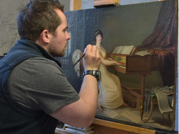 Picture Restoration. The Paintings of Lowther.  Café Talk.