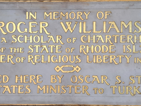 The Thomas Sutton Lecture 2026 - Roger Williams and Religious Freedom: From the Charterhouse to the Rhode Island Charter