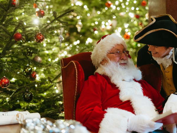 Meet Mr and Mrs Claus at the Yuletide Yurt