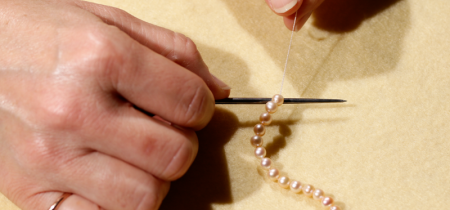 Traditional Pearl Stringing with Anja Moehler, Monday 31 March 2025, 9.30am - 4.30pm, £179 (8 places), SOLD OUT