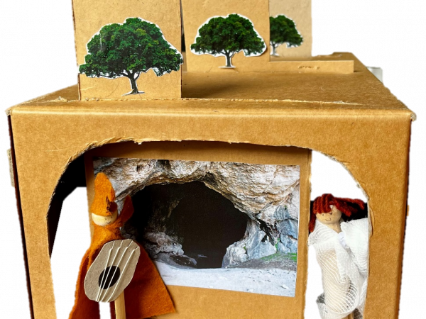 Orpheus Peg Doll Diorama