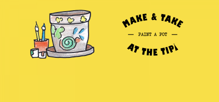 Make & Take at The Tipi: Bug Plant Pot Painting