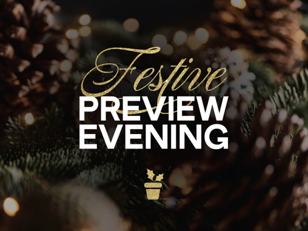 Festive Preview Evening - Wednesday 7th October (Tong Garden Centre)