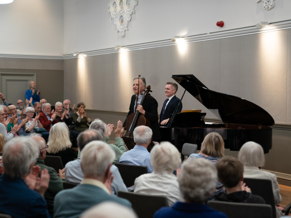 Raphael Wallfisch, cello and Simon Callaghan, piano, 12 November 2026