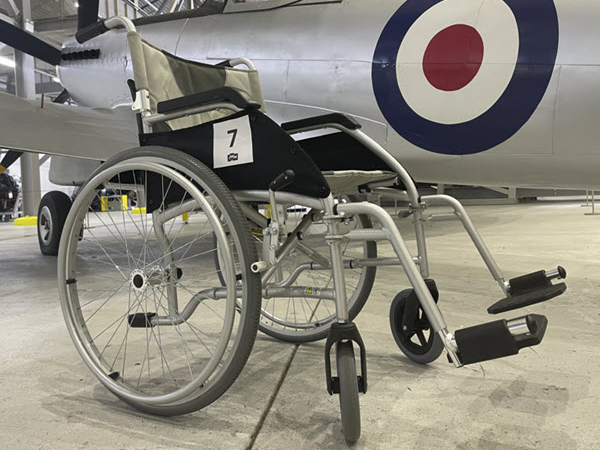 IWM Duxford | Wheelchair Reservation: self-propel wheelchair with 20