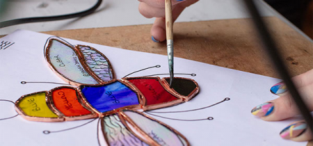 Copper Foil-Stained Glass with Sarah Davis