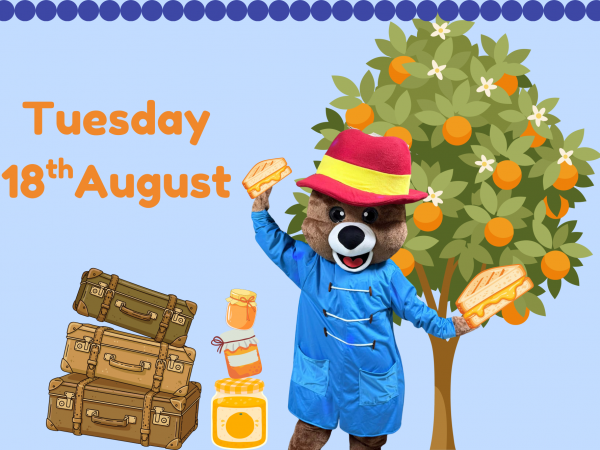 Meet & Greet with Paddington Bear - Tuesday 18th August