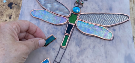 Stained Glass Dragonflies