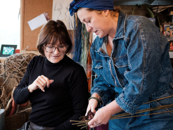 Willow Weaving Workshop at Leaf