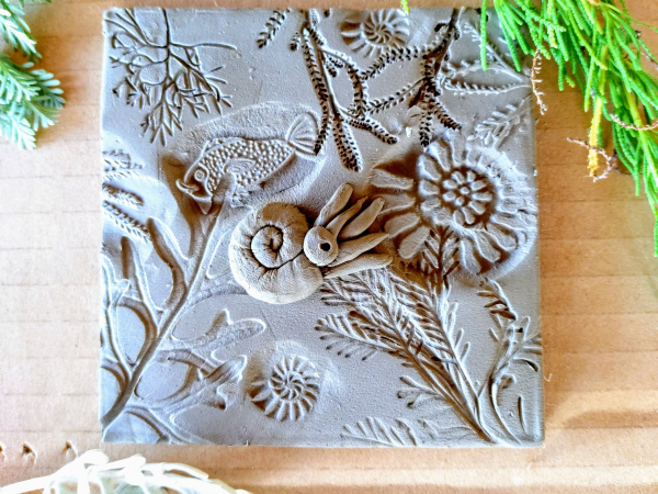 Clay Modelling Drop-In - Sea Creatures and Fossil Clay Tiles