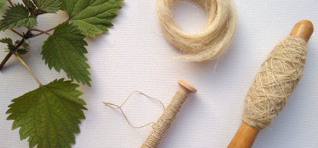 Nettle fibre workshop: from sting to spin